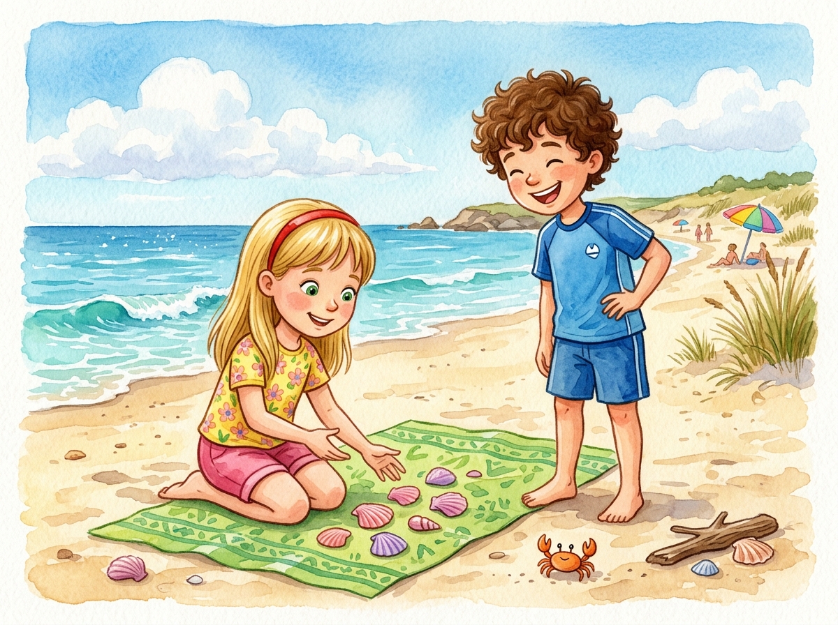 Anna and Greg at the beach
